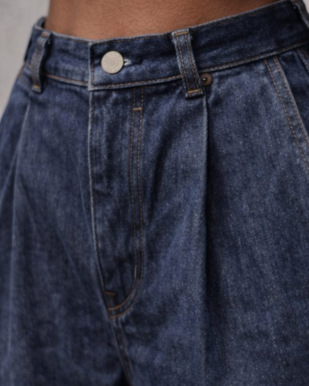 The Covenant Wide-Leg Denim Set